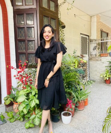 Black Georgette Dress