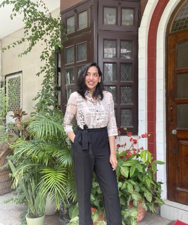 Magazine Printed Jumpsuit