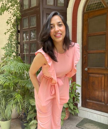 Peach Jumpsuit with Pockets 2