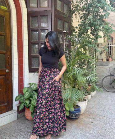 Spring Time Palazzo (Free Size)