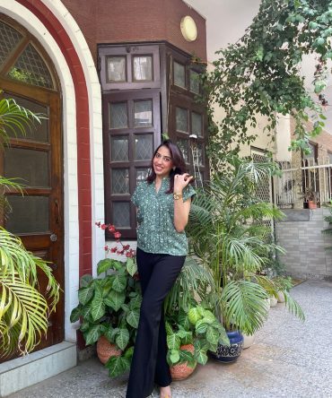 Comfort Cotton Top- Green