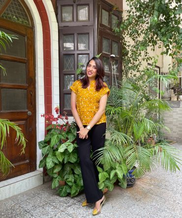 Comfort Cotton Top- Yellow