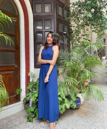 Luxe Jumpsuit- Blue 2