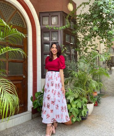 Summer Time Top – Maroon