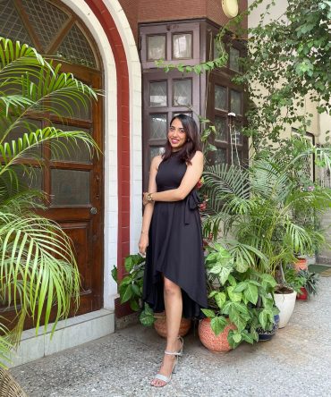 Black High Low dress 2