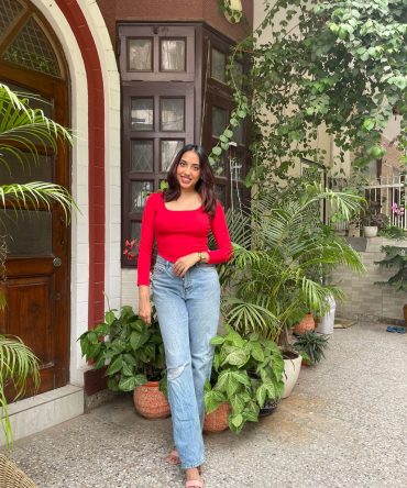 Couture Corset Top- Red