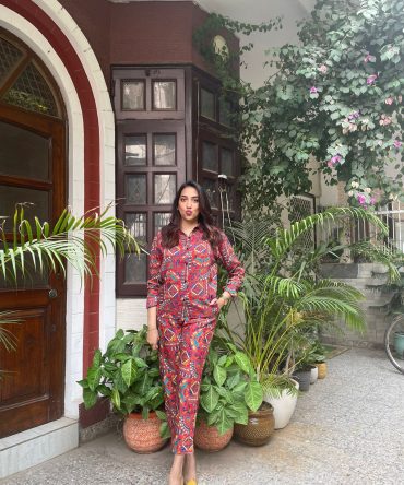 Mystique Co-Ord Set- Red