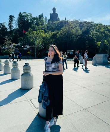 Houndstooth Top – White 2