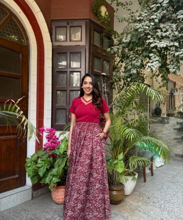 Floral Paisley Palazzo (Free Size)