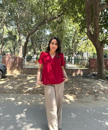 Alia Top – Burgundy