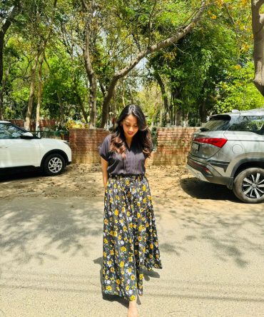 Garden Printed Palazzo (Free Size)