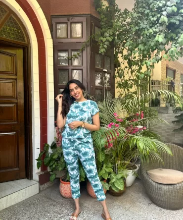 Tie Dye Lounge Set – Green