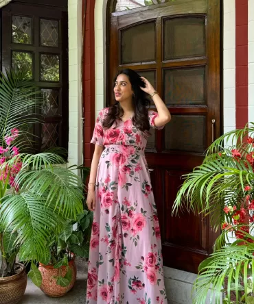 Shiuli Pastel Dress – Pink 2