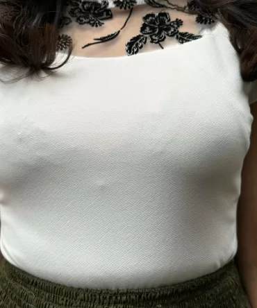 Silver Lining Top – White 2