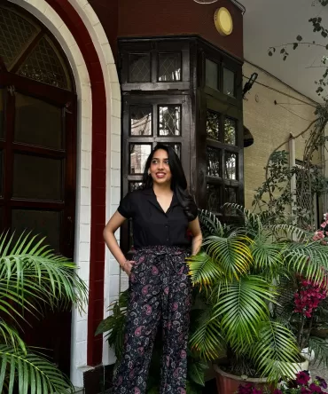 Luxe Printed Trousers – Autumn 2