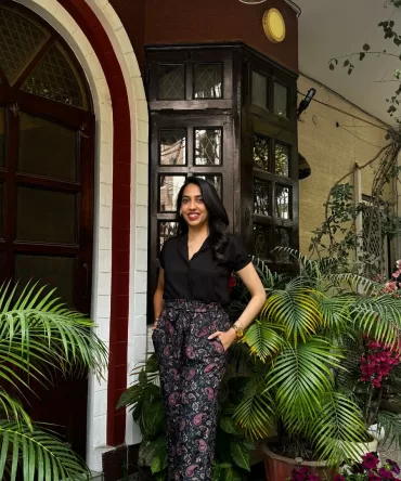 Luxe Printed Trousers – Autumn