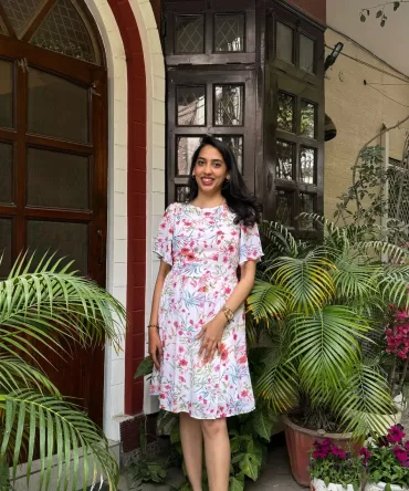 Summer Dream Pastel Dress – White 2