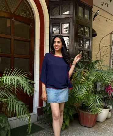 Cape-tivating Top – Blue