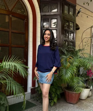 Cape-tivating Top – Blue 2