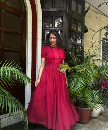 Flutter Top – Maroon 2