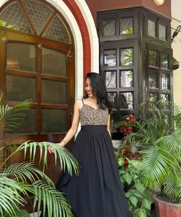 Petals Layered Maxi Dress – Animal