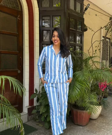 Beach Baby Co-Ord Set  -Blue 2