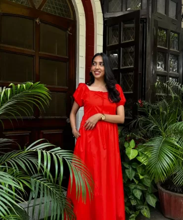 Fairytale Cotton Maxi – Blood Orange (Premium Fabric) 2