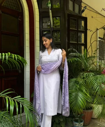 Pastel Poetry Dupatta Suit Set – (Super Premium Collection)