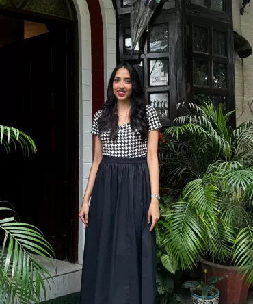 Babe Solid Cotton Skirt – Black (Premium Collection)