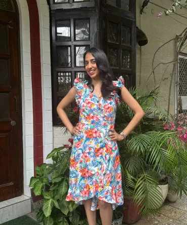 Romantic Ruffles Date Dress – White