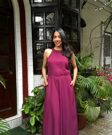 Luxe Jumpsuit – Wine