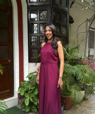 Luxe Jumpsuit – Wine 2