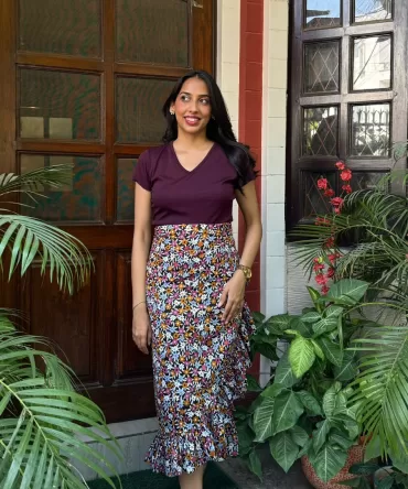 Lettuce Ribbed Top – Wine